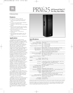 PRX625 - JBL Professional
