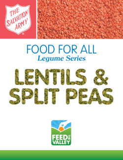 FOOD FOR ALL - Valley First