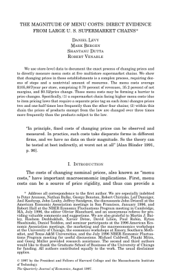 the magnitude of menu costs: direct evidence from large us