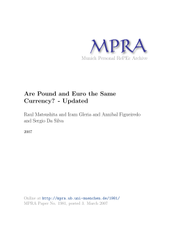 Are Pound and Euro the Same Currency?