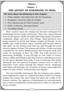 the advent of europeans to india