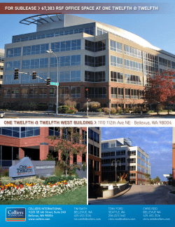 ONE TWELFTH @ TWELFTH WEST BUILDING > 1110 112th Ave