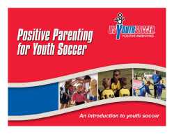 An Introduction to Youth Soccer