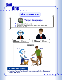 Target Language Nice to meet you.