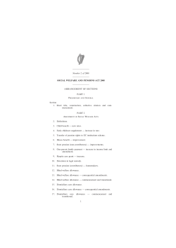 Social Welfare and Pensions Act 2008