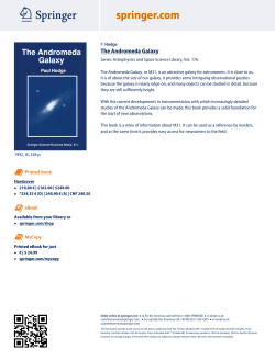 The Andromeda Galaxy