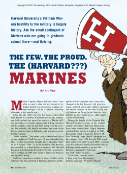The (harvard???) - Advocates for ROTC