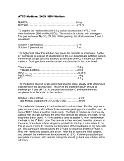 ATCC Medium: 2469 MSH Medium NaHCO3