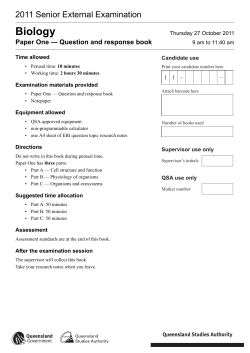 Question and response book