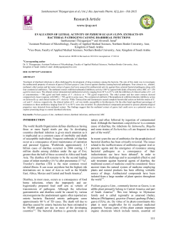 evaluation of lethal activity of psidium guajava linn. extracts on