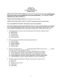 1 FORM W Key deducted if you fail to do this!!!!!!