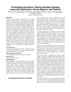 Prototyping Dynamics: Sharing Multiple Designs Improves