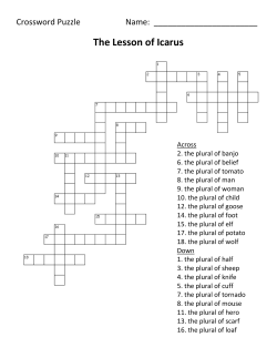 The Lesson of Icarus
