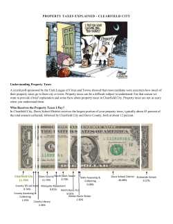 PROPERTY TAXES EXPLAINED