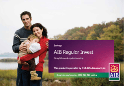 AIB Regular Invest Guide
