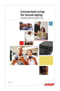 Connected Living for Social Aging