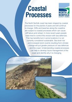 Coastal Processes - North Norfolk District Council