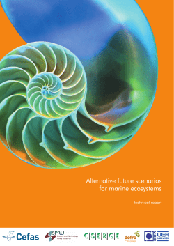 Alternative future scenarios for marine ecosystems