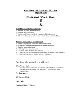 World Music/ Ethnic Music - The Liberty Common School