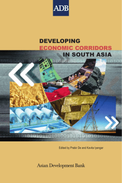 Developing Economic Corridors in South Asia
