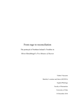 From rage to reconciliation