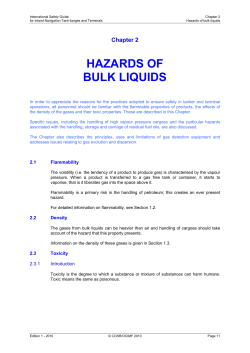 hazards of bulk liquids