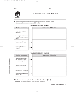 America as a World Power