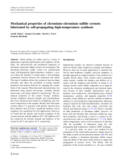 Mechanical properties of chromium&ndash;chromium