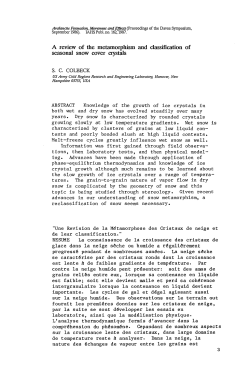A review of the metamorphism and classification of