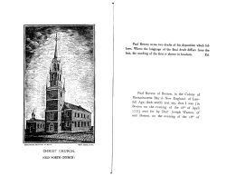 Paul Revere testimony of his midnight ride on April 18, 1775