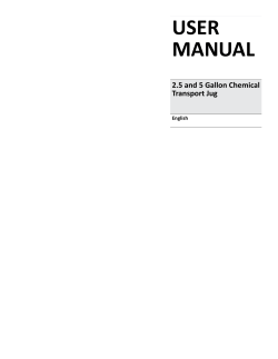 USER MANUAL - foamit.com