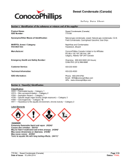 Section 1: Identification of the substance or mixture