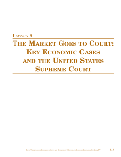 the market goes to court - American Bar Association