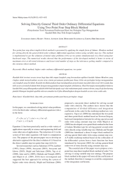 Solving Directly General Third Order Ordinary Differential Equations