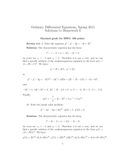 Solutions - Columbia Math