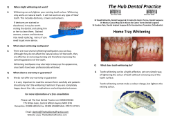 Q When Might Whitening Not Work?