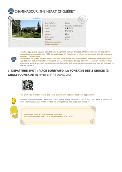 chaminadour, the heart of gu&eacute;ret