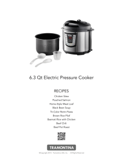 6.3 Qt Electric Pressure Cooker