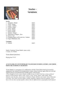 scheda cd 5 - Tiziano Bedetti