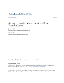 An Inquiry into the Moral Question of Xeno