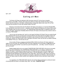 Important announcement, just for MEN!