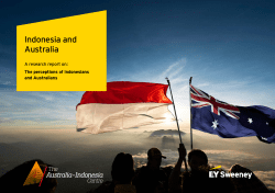 Indonesia and Australia - The Australia