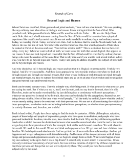Beyond Logic and Reason