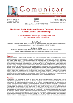 The Use of Social Media and Popular Culture to Advance Cross