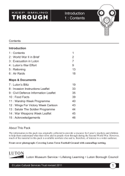 1 Introduction 1 : Contents