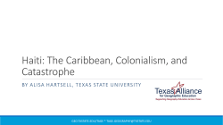 Haiti: The Caribbean, Colonialism, and Catastrophe