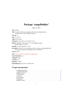 Package `rangeBuilder`
