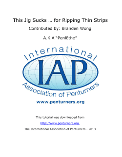 This Jig Sucks … for Ripping Thin Strips