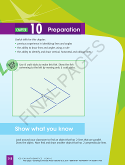 Chapter 10 - Preparation - Cambridge University Press
