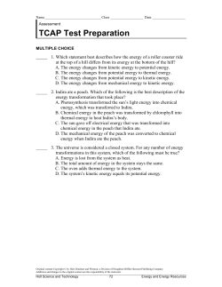 TCAP Test Preparation